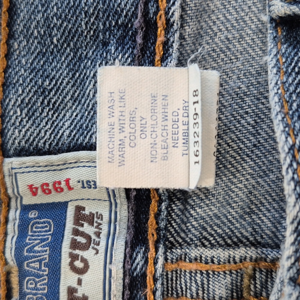Old Navy 32X34 Boot Cut Vintage 90s Men's Blue Jeans - Picture 3 of 10
